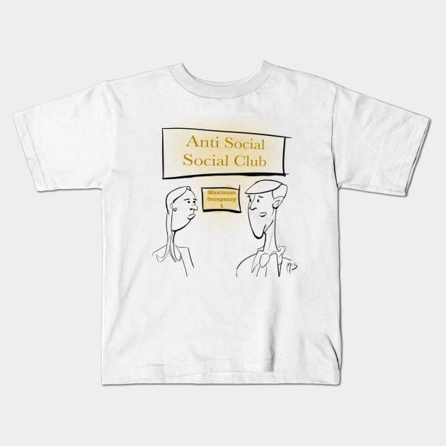 Antisocial Club Kids T-Shirt by Sam_McSammerson